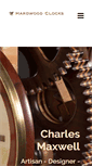 Mobile Screenshot of hardwoodclocks.com